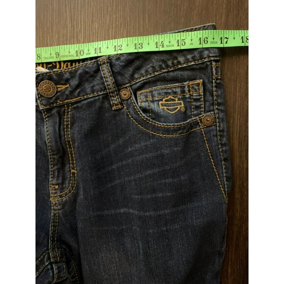 Harley-Davidson Curvy Bootcut Jeans Size 12T - Picture 5 of 10